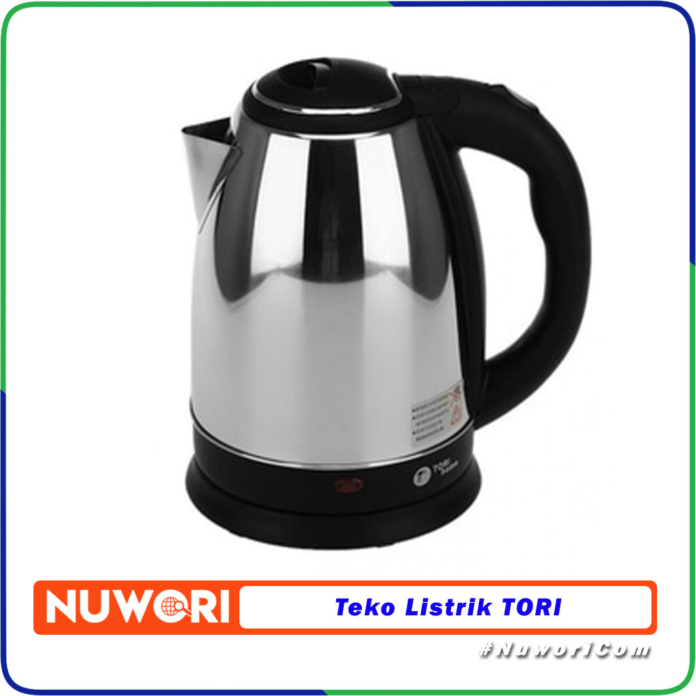 nuwori_electric_kettle_tori_tek_128d Electric Kettle Tori Home TEK-128D Teko Listrik 1.2 Liter