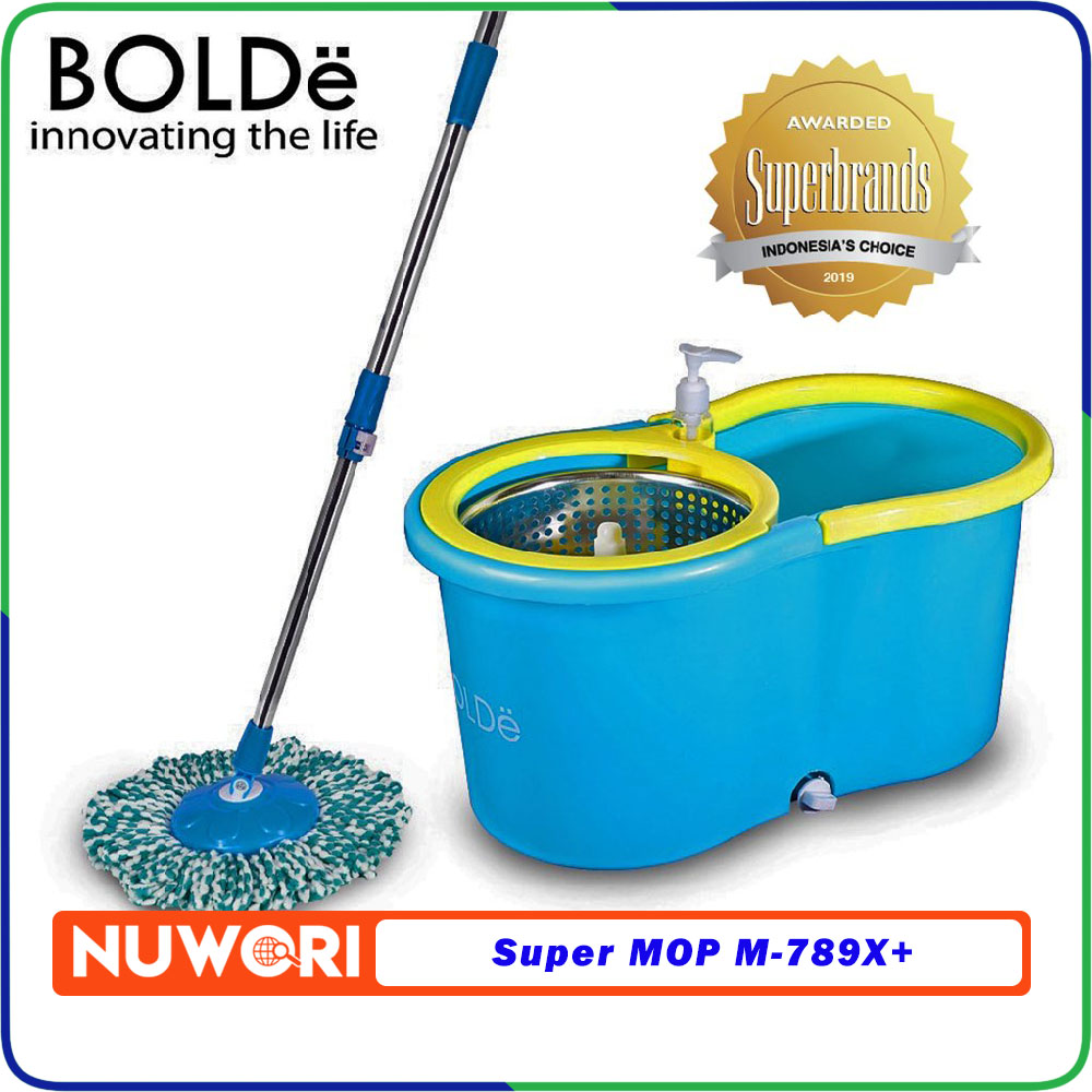 BOLDe Super MOP M-789X+ Alat Pel Lantai Pembilas Stainless