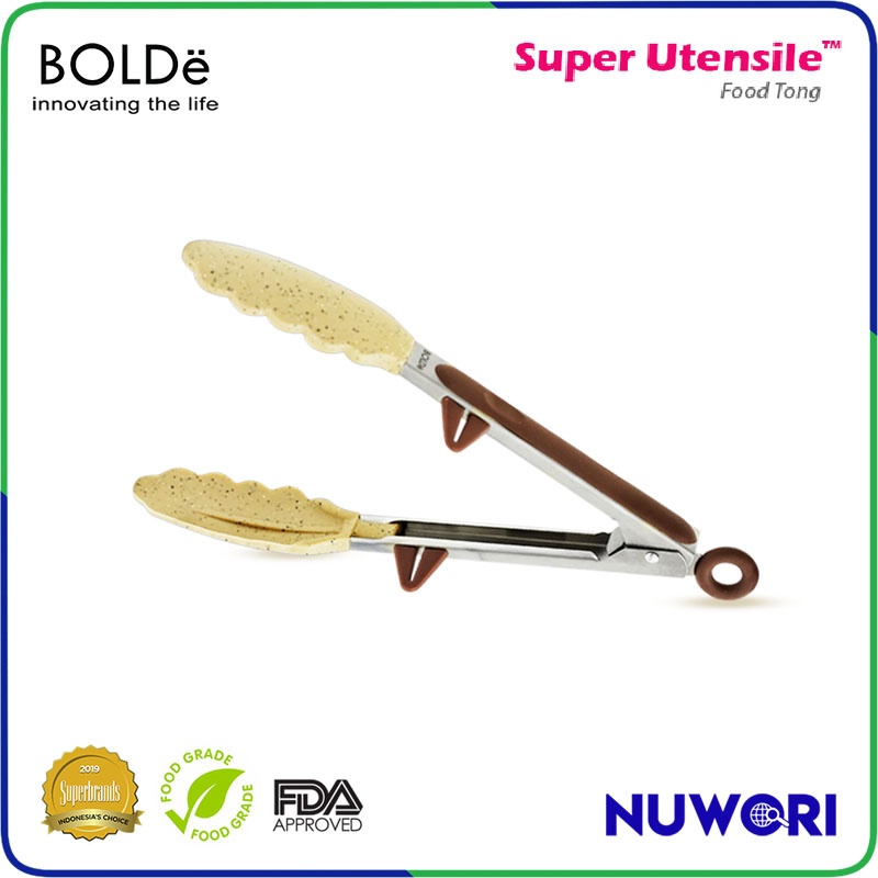 Pencapit Makanan BOLDe Super Utensile Food Tong 9″ Penjepit Capitan