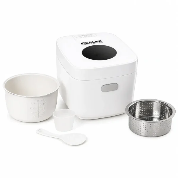 Rice Cooker Low Sugar IDEALIFE 1.2L | Nasi Lebih Sehat & Anti Gula Berlebih